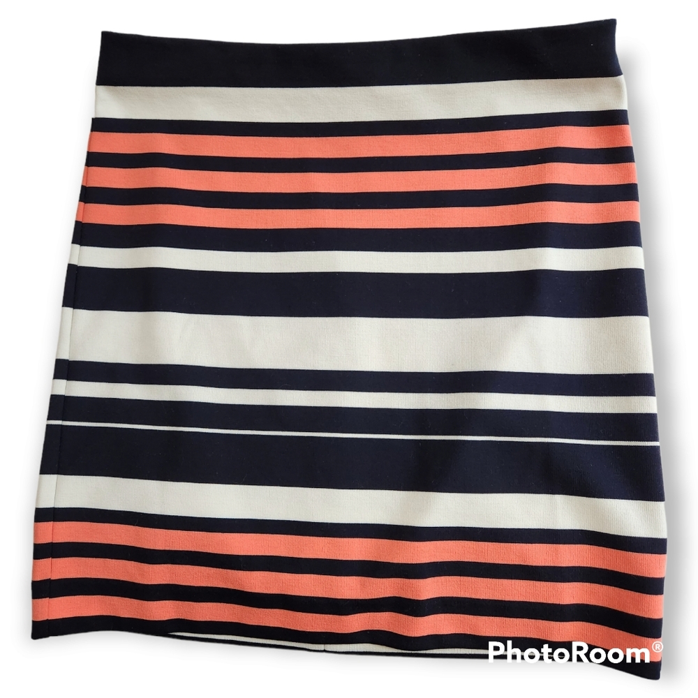 Ann Taylor Striped Career Pencil Skirt Size 6P